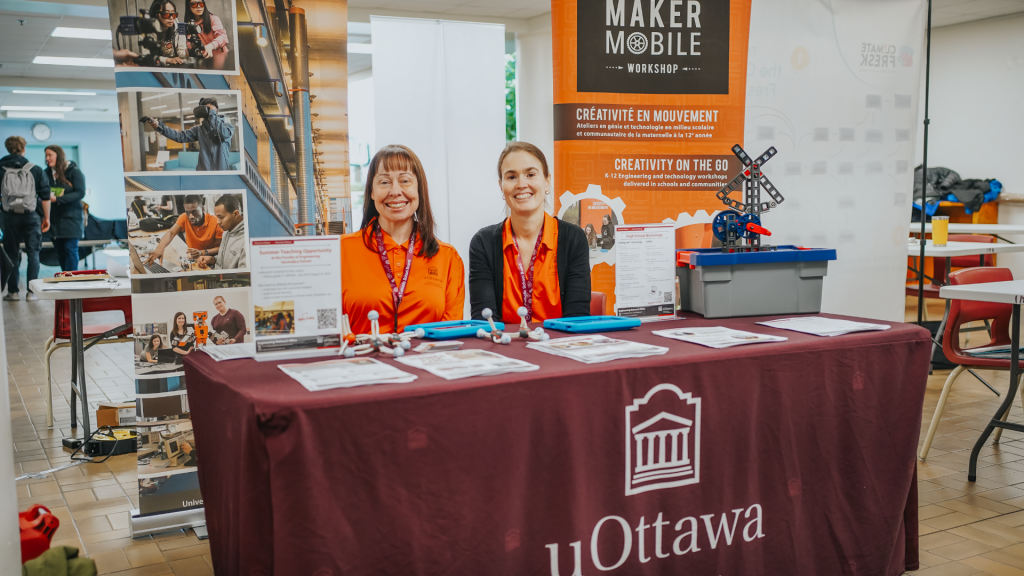 University of Ottawa representatives showcasing during OCSB PD Day