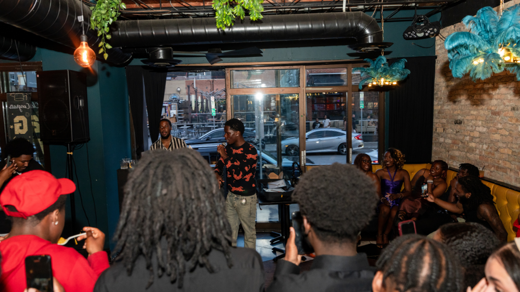 Performance at the Black Students ceremony