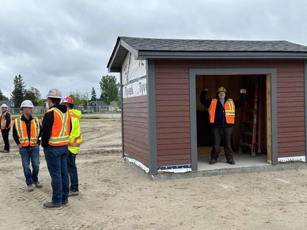 ESTA Students Support Petawawa with Shed Builds