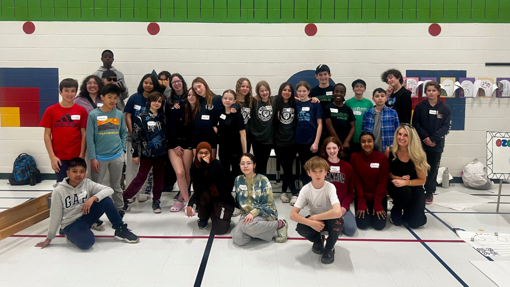 St. Mother Theresa's students and instructor