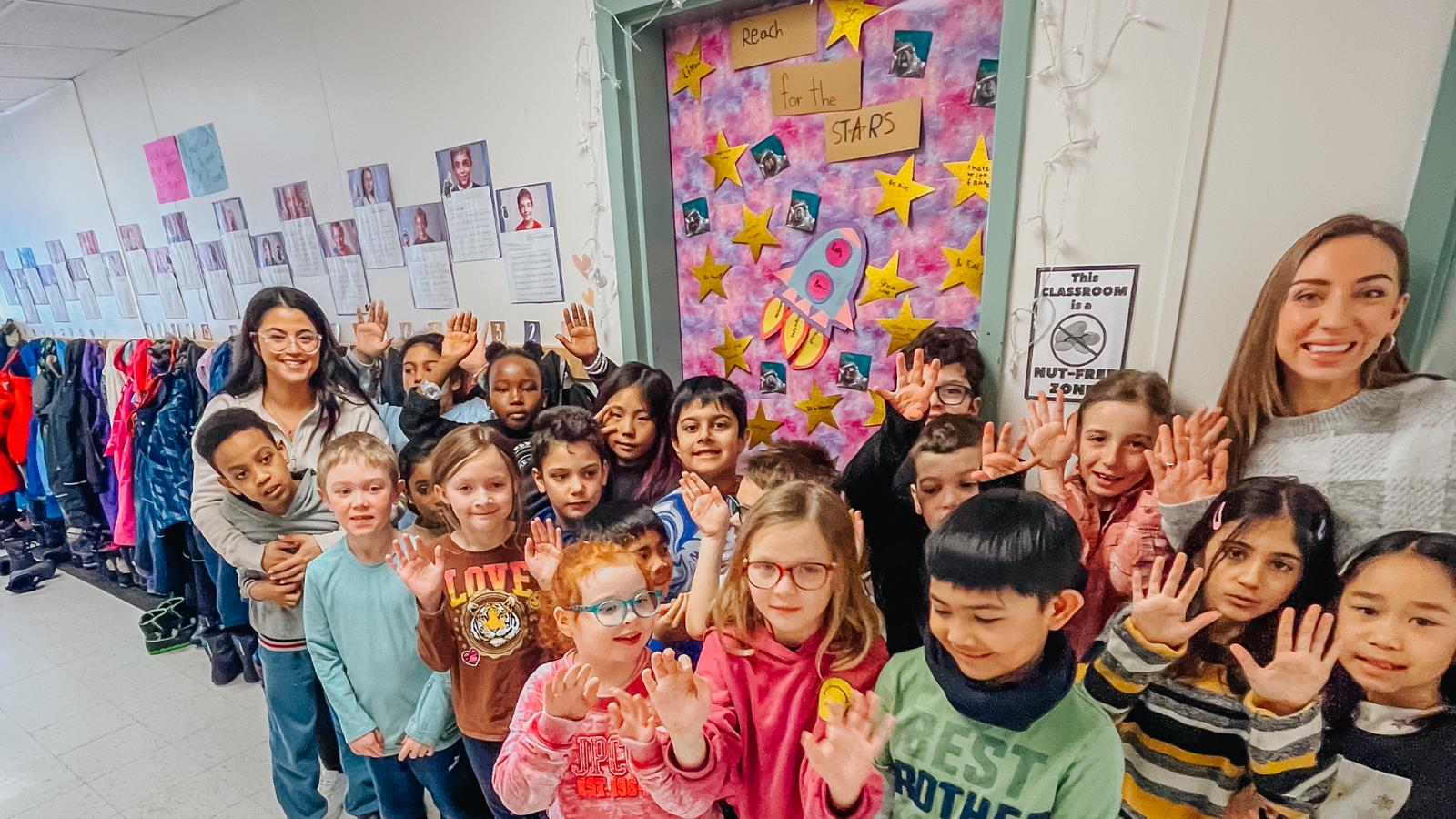 St Luke Nepean students show their Reach For The Stars Door