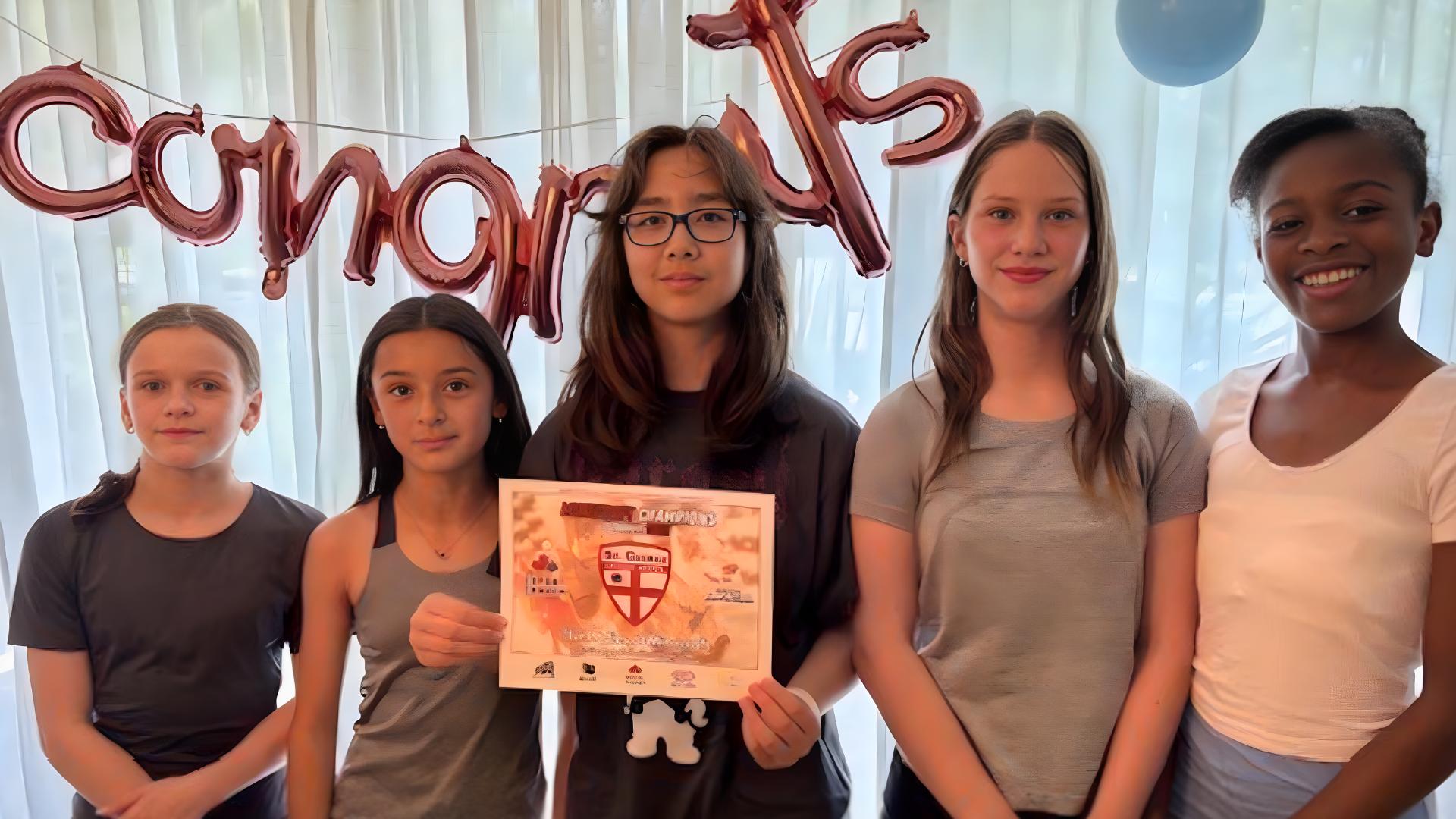 St George School's all-girls team winner of the Minecraft National Champions