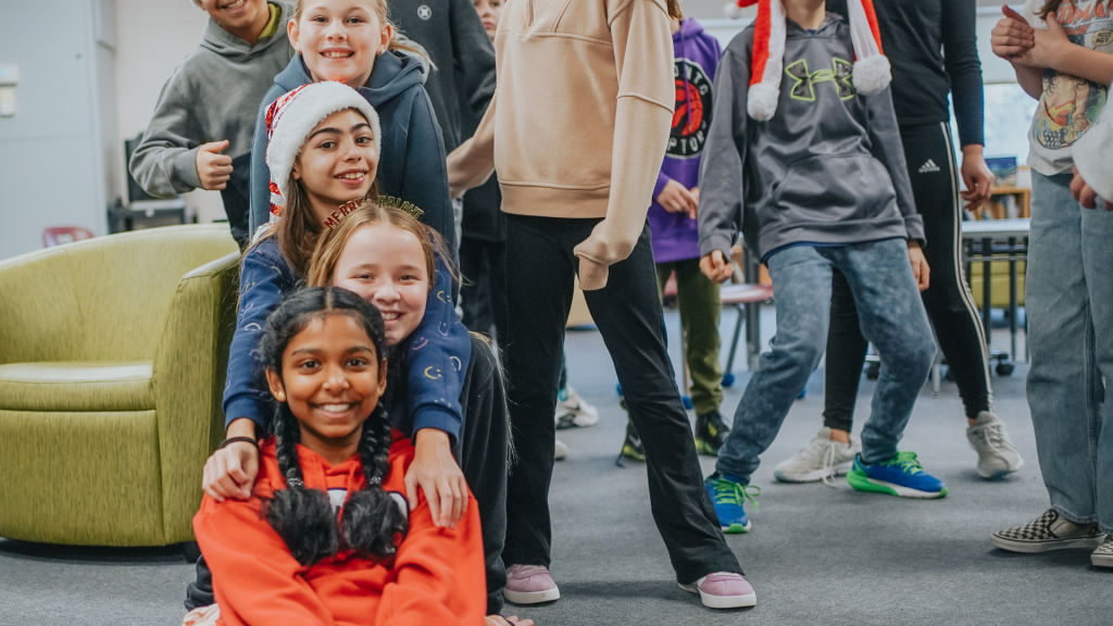 St Mary's Students preparing the Shelley's Gift Bags