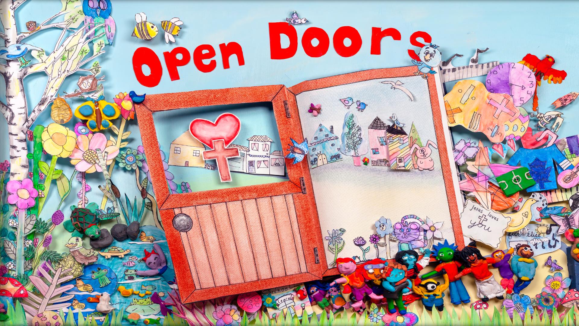 Open Doors artwork from OCSB students